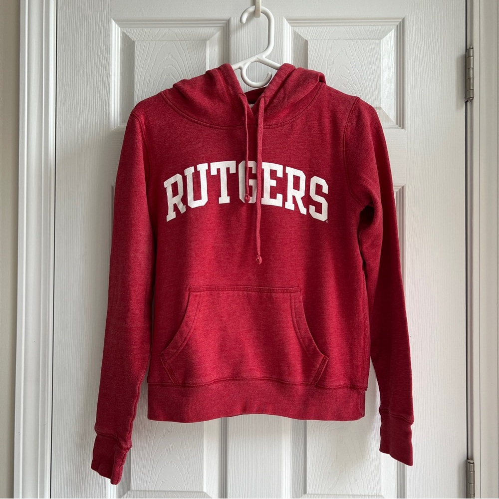 Rutgers Scarlet Knights Red Women's Hoodie Sweatshirt
